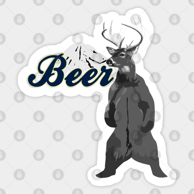 Beer Sticker by TinaGraphics